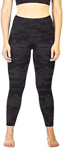 אואזיסוורקס חותלות מותניים גבוהות של נשים | ⅞ מכנסי יוגה אורך 25 אינץ 'אינץ' | כיסים צדדיים בטוחים, מתארים